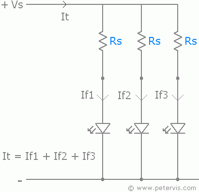LED circuit - parallel
