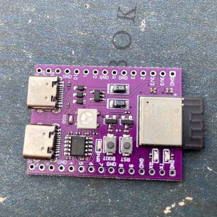 An ESP32 C3 MINI-1 (above)