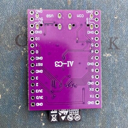 An ESP32 C3 MINI-1 (underside)