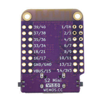 ESP32 S2 Mini underside